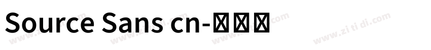 Source Sans cn字体转换 Source Sans cn字体转换